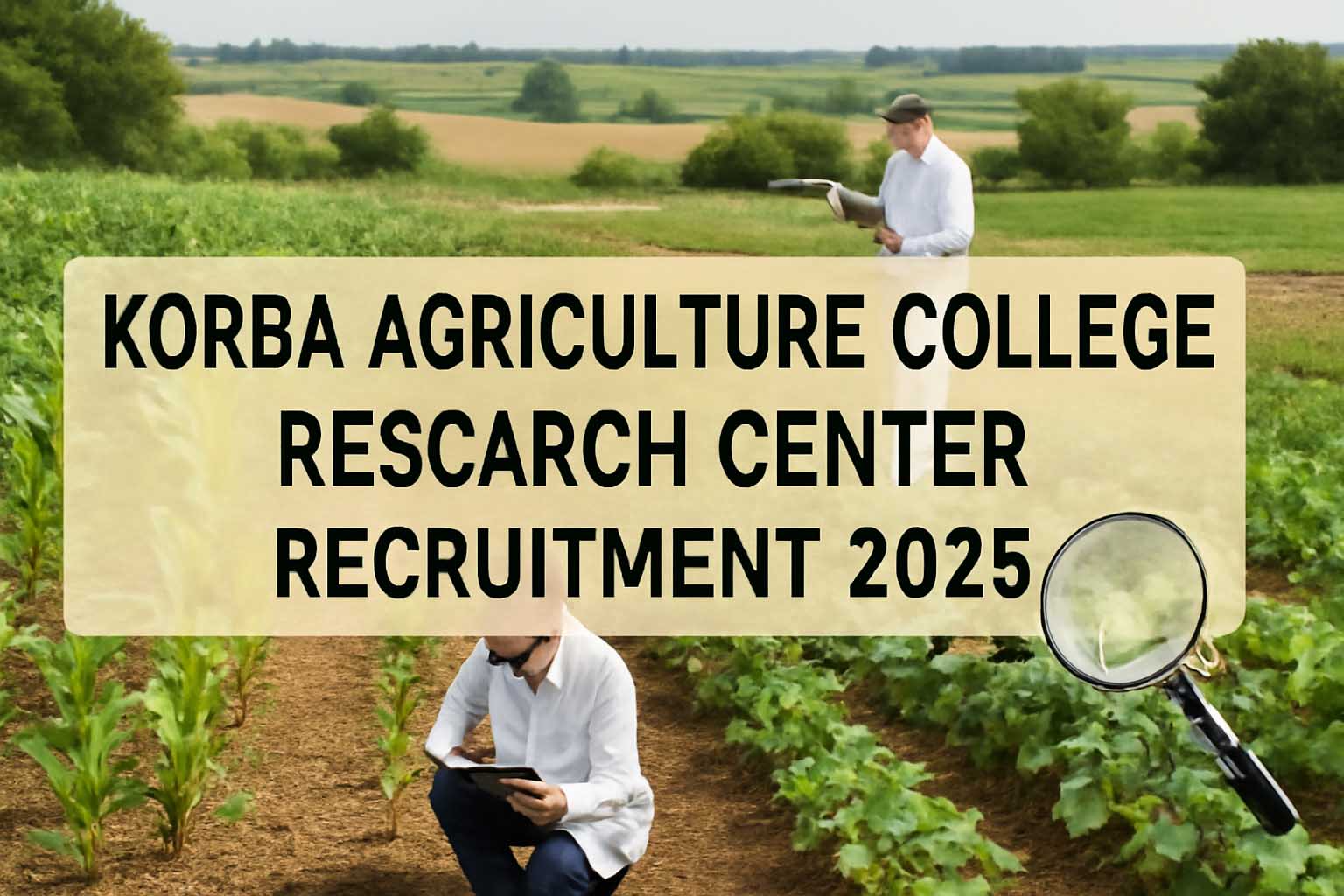 Krishi Mahavidhyalaya Anusandhan Kendra Korba Recruitment 2025