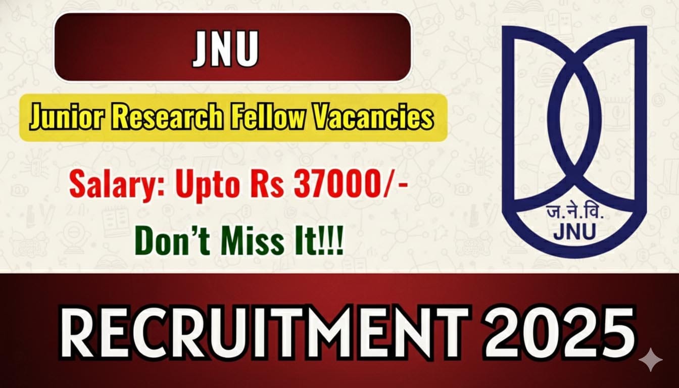 JNU Junior Research Fellow Recruitment 2025