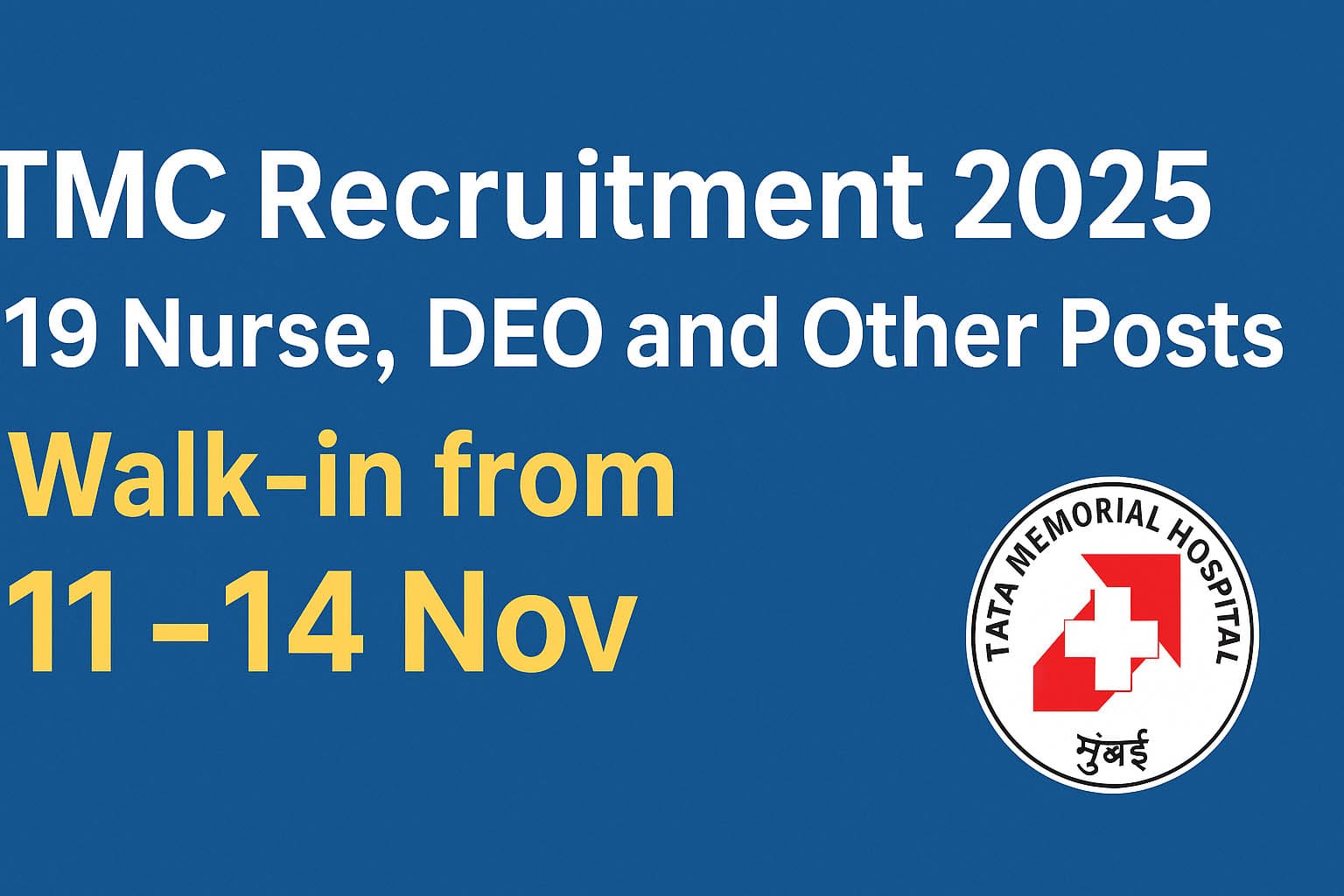 TMC Recruitment 2025