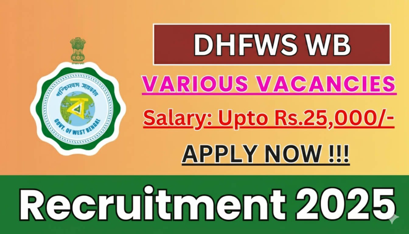 DHFWS WB Recruitment 2025