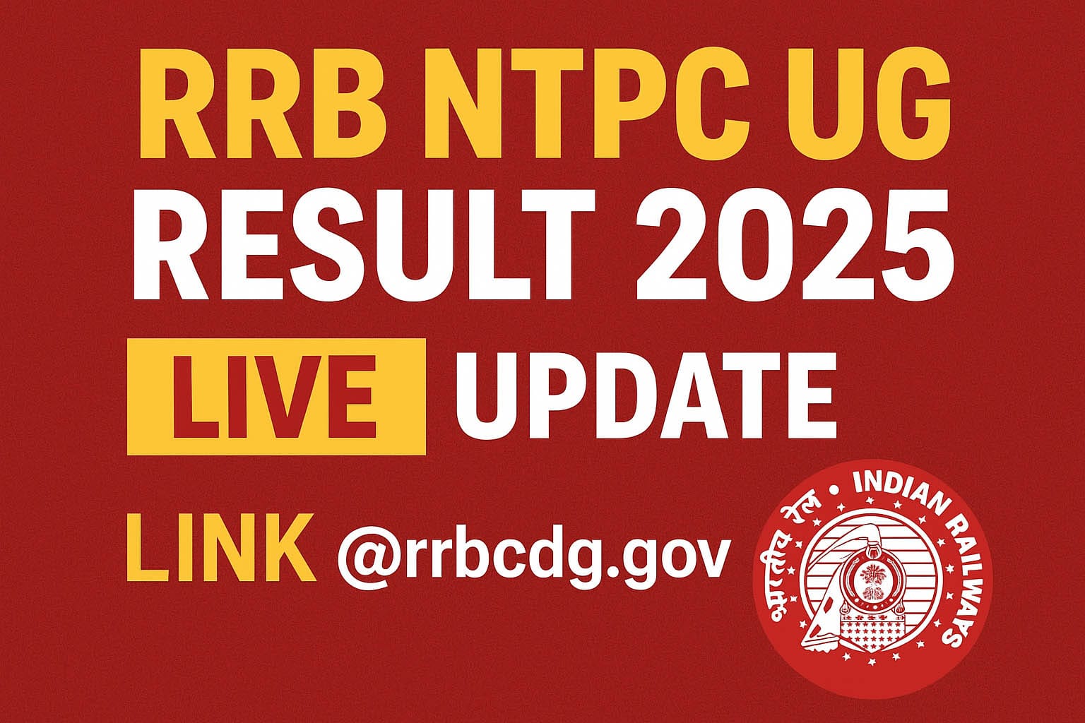 RRB NTPC UG Result 2025