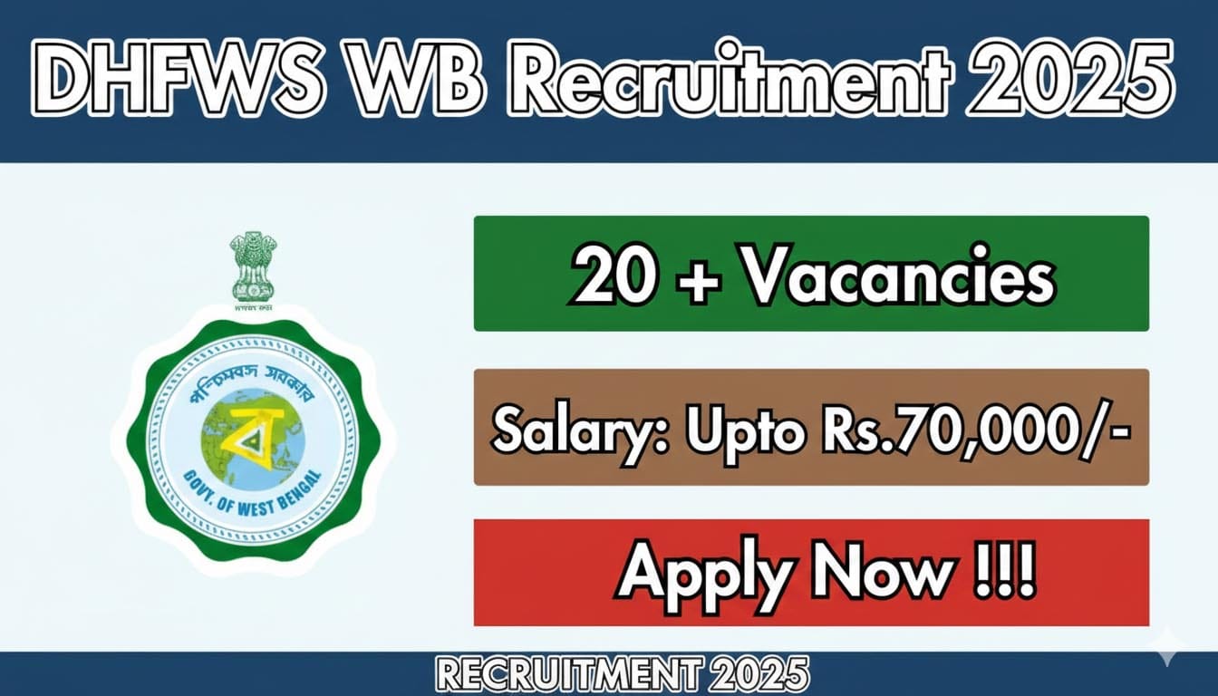 DHFWS WB Recruitment 2025
