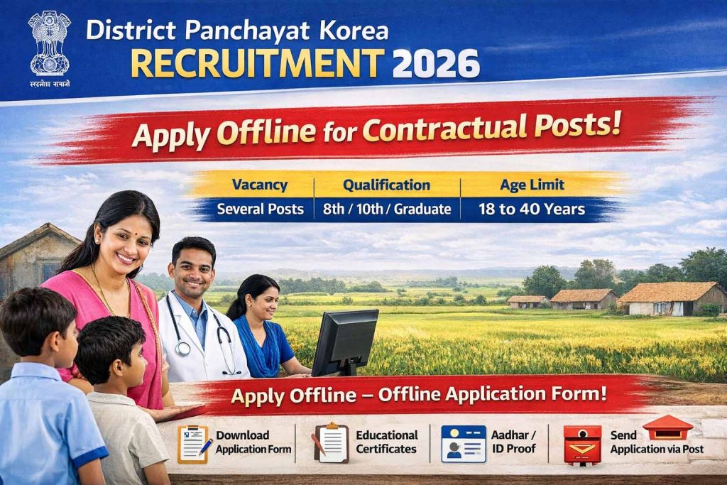 District Panchayat Korea Recruitment 2026