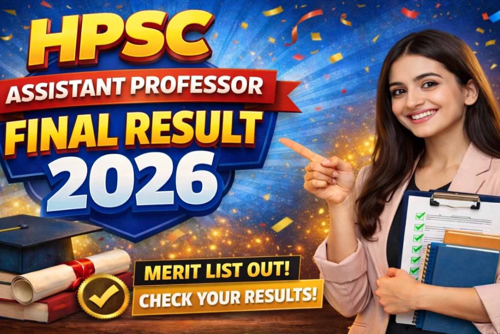 HPSC Assistant Professor Final Result 2026