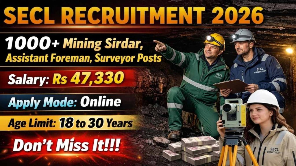 SECL Recruitment 2026