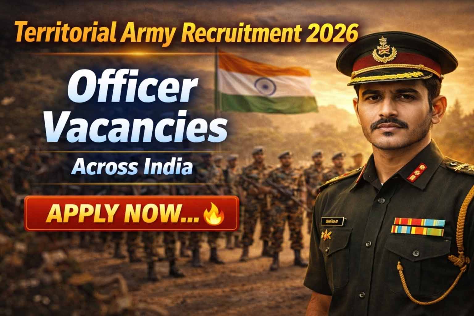 Territorial Army Officer Recruitment 2026